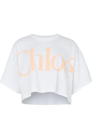 Chloé T-shirt imprimé logo en coton