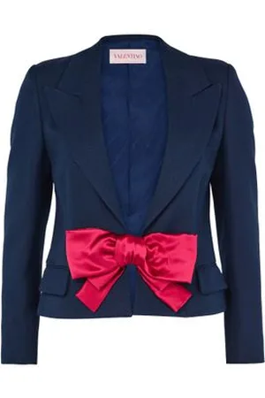 VALENTINO GARAVANI Veste à simple boutonnage avec naud