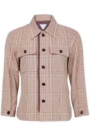 Bottega Veneta Chemise à carreaux en coton