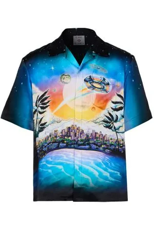 Casablanca Chemise manches courtes à col cubain