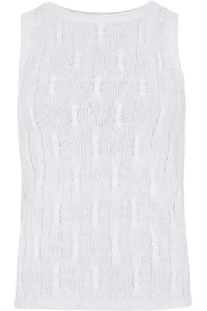 Max Mara Débardeur tricoté en lin Venusia