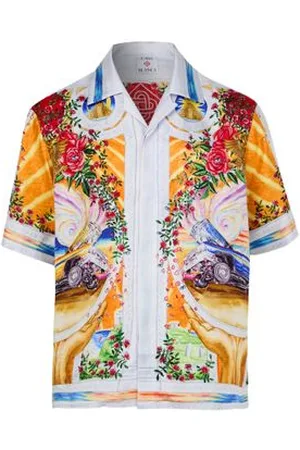 Casablanca Chemise manches courtes à col cubain