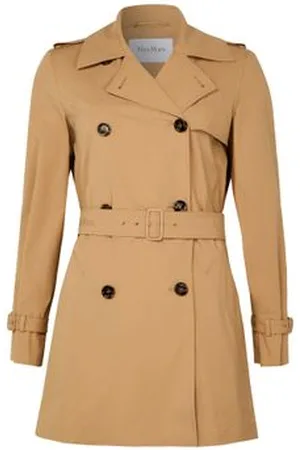 Max Mara Trench court en popeline de coton Landa