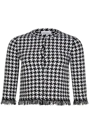 Alexander McQueen Cardigan motif pied-de-poule