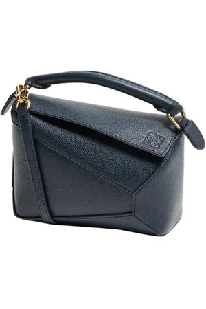 Loewe Mini sac Puzzle Edge en cuir de veau grainé