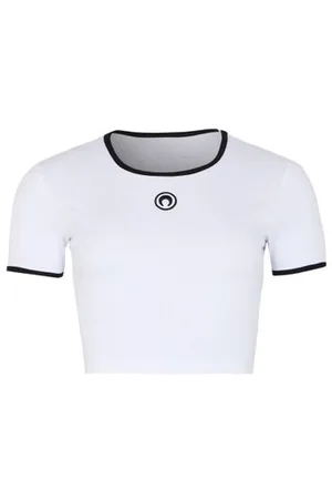 Marine Serre Haut court avec logo Moon