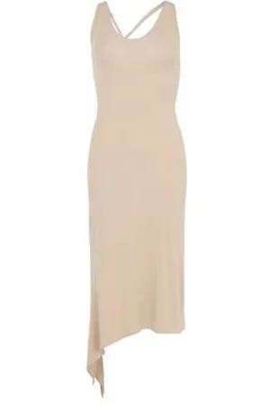 Courrèges Robe longue undressed en crêpe