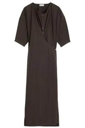 LEMAIRE Robe twisted à manches courtes