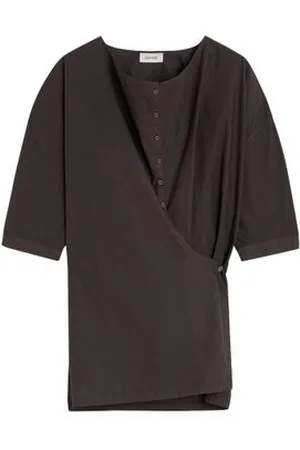 LEMAIRE Chemise twisted à manches courtes