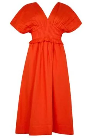 Sea New York Robe midi plissée unie Zora