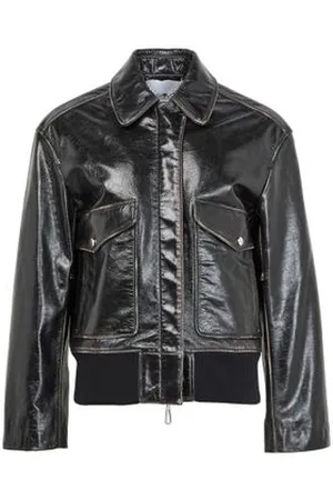 Paco rabanne Veste en cuir