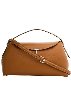 Totême Sac T-Lock porté épaule en cuir