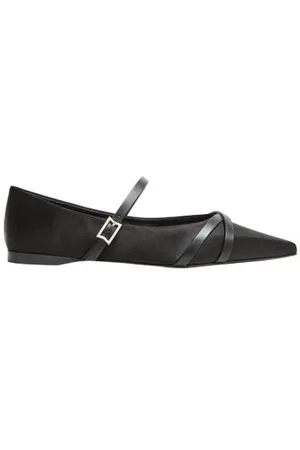 Max Mara Ballerines plates en satin