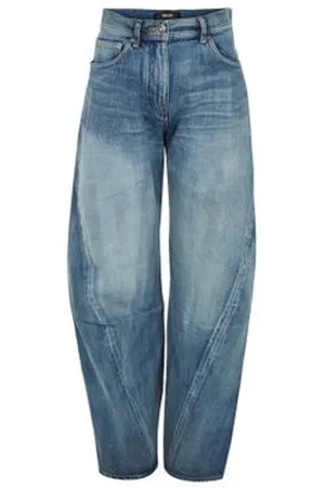 VERSACE Jean baggy torsadé