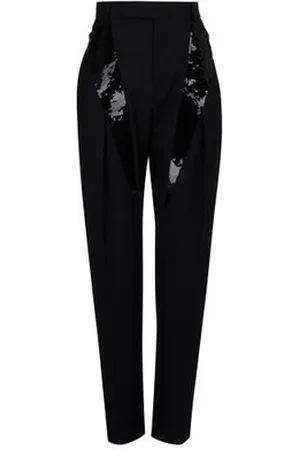 Céline Pantalon en gabardine de laine