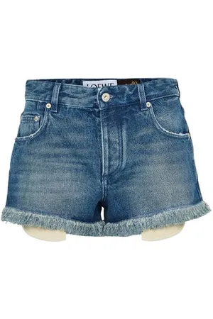 Loewe Short Anagram en denim