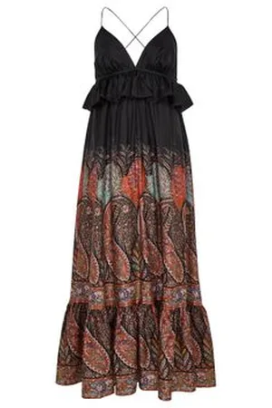 ZIMMERMANN Robe longue à volants Rhiannon