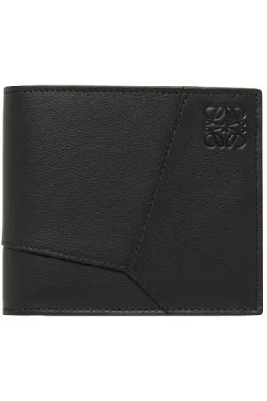 Loewe Portefeuille à deux volets Puzzle en cuir de veau classique