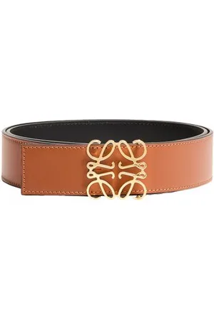 Loewe Ceinture réversible Anagram en cuir de veau