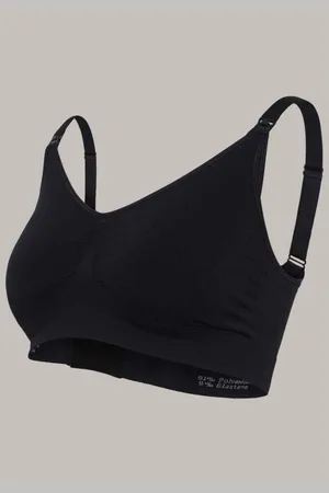 Carriwell Soutien-gorge de grossesse et allaitement doux - Noir