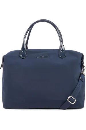 Lancaster Sac cabas main Zippé L Basic Verni en nylon