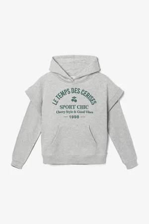 Le Temps des Cerises Sweat-Shirt fille capuche STEFFYGI en coton
