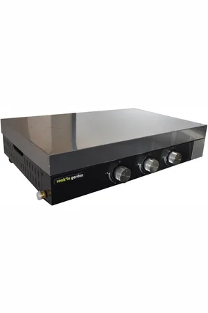 COOK IN GARDEN Plancha gaz à poser FINESTA 3 Brûleurs avec capot
