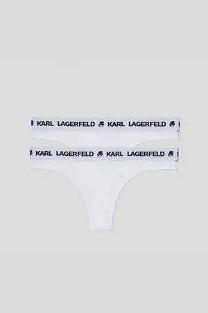 Karl Lagerfeld Lot de 2 strings logotés -