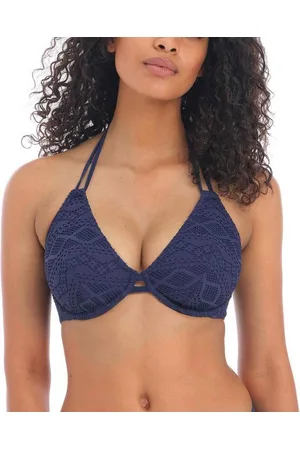 Freya Haut de maillot de bain tour de cou armatures - Bleu SUNDANCE en nylon