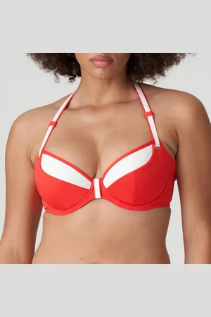PrimaDonna Bikini plongeant coupe tulipe rouge Prima Donna