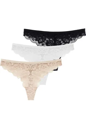 Romantic Corded Lace High-Waist Thong Panty