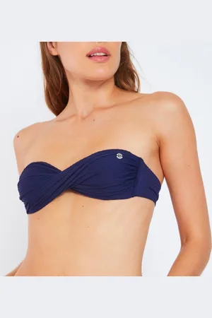 Banana Moon Haut de Maillot de Bain Bandeau Bleu