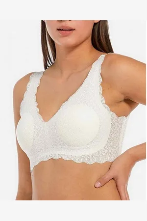 Magic Soutien-gorge dentelle sans armature Blanc