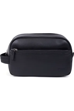 Hexagona Trousse de toilette - Cuir de vachette - - Duo