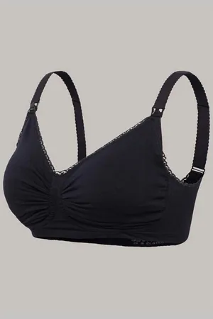 Carriwell Soutien-gorge de grossesse et allaitement rembourré Carri-Gel - Noir