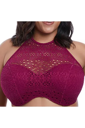 Elomi Haut de maillot de bain crop top à armatures Elomi INDIE berry- rouge