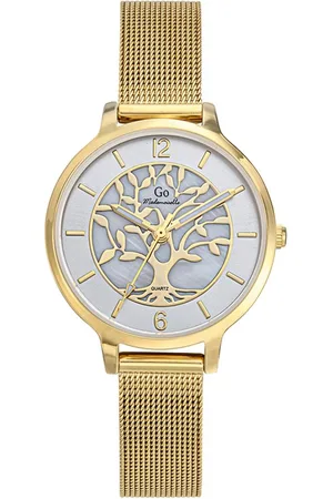 Go Mademoiselle Montre femme 695491 avec bracelet en acier doré