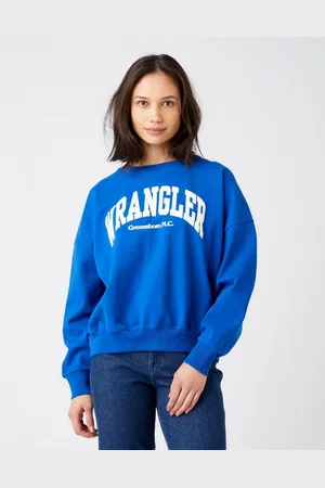 Wrangler Sweatshirt Femme Relaxed Sweatshirt en coton