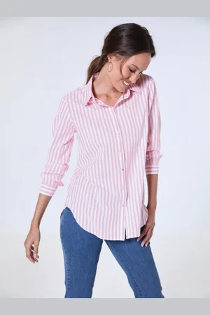 Chemise longue rayée online femme