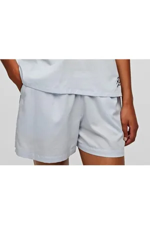 Karl Lagerfeld Bas de Pyjama Short Blanc en coton