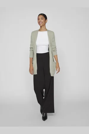 VILA Cardigan col fendu en viscose Clara