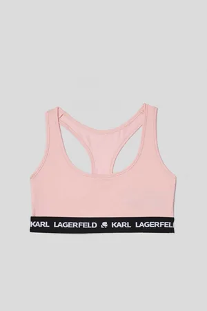 Karl Lagerfeld Bralette sans armatures logotée -