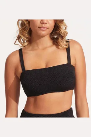 Seafolly Haut de maillot de bain brassière - Noir
