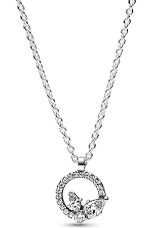 PANDORA Pendentif Herbier et Cercle Scintillants - Timeless