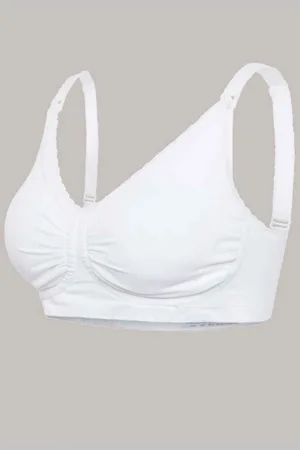 Carriwell Soutien-gorge de grossesse et allaitement rembourré Carri-Gel - Blanc