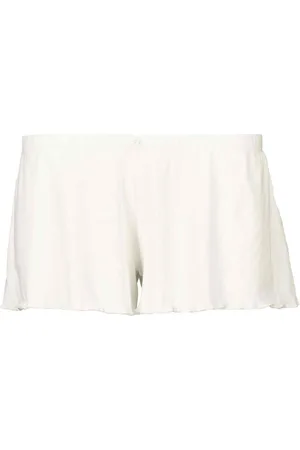 Cache Coeur Short de grossesse taille basse - Blanc - Cache C?ur Lingerie en coton bio