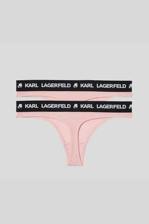 Karl Lagerfeld Lot de 2 strings logotés -
