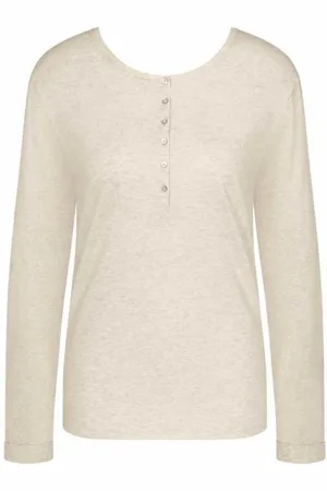 Triumph Top manches longues Nude en coton