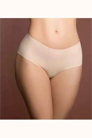 Bye Bra Pack de 2 culottes taille haute invisibles Beige