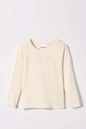 Damart Tee-shirt Enfant mixte microfibre stretch, manches longues écru